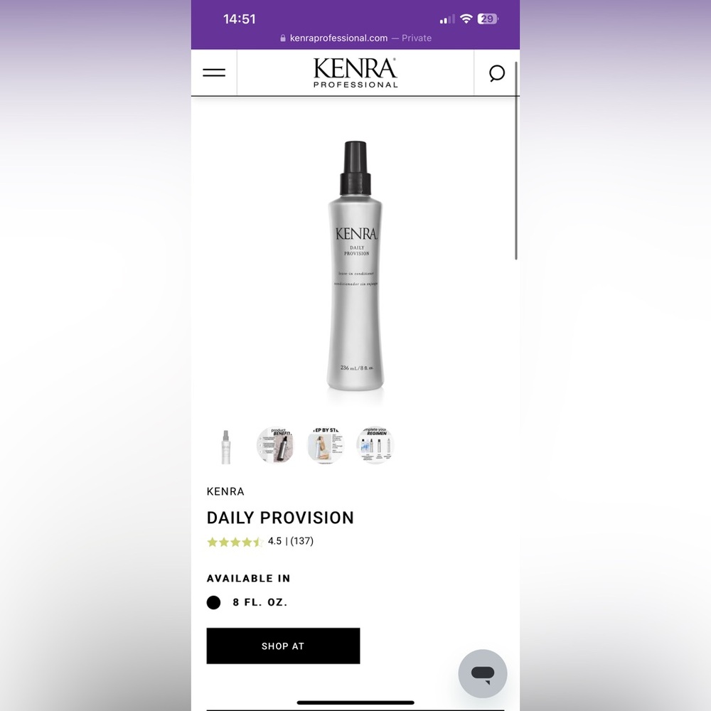 Kenra Daily Provision Leave-In Conditioner